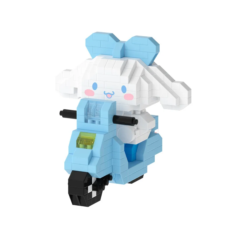 Sanrio строительные блоки с помпоном Hello Kitty Melody Cinnamoroll Kuromi-Толстая Динь чудесная
