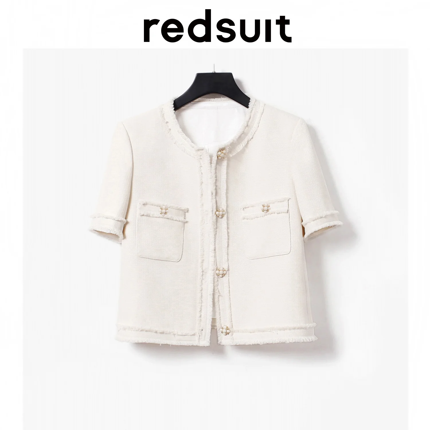 

Тонкое летнее пальто ручной работы с коротким рукавом и круглым вырезом