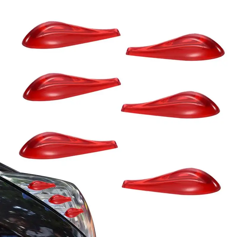 

Car Wind Deflectors Rear Spoiler Protector Diffuser Spoilers Anti-Noise Rear Spoiler Scratch-Resistant Protector Trim Universal