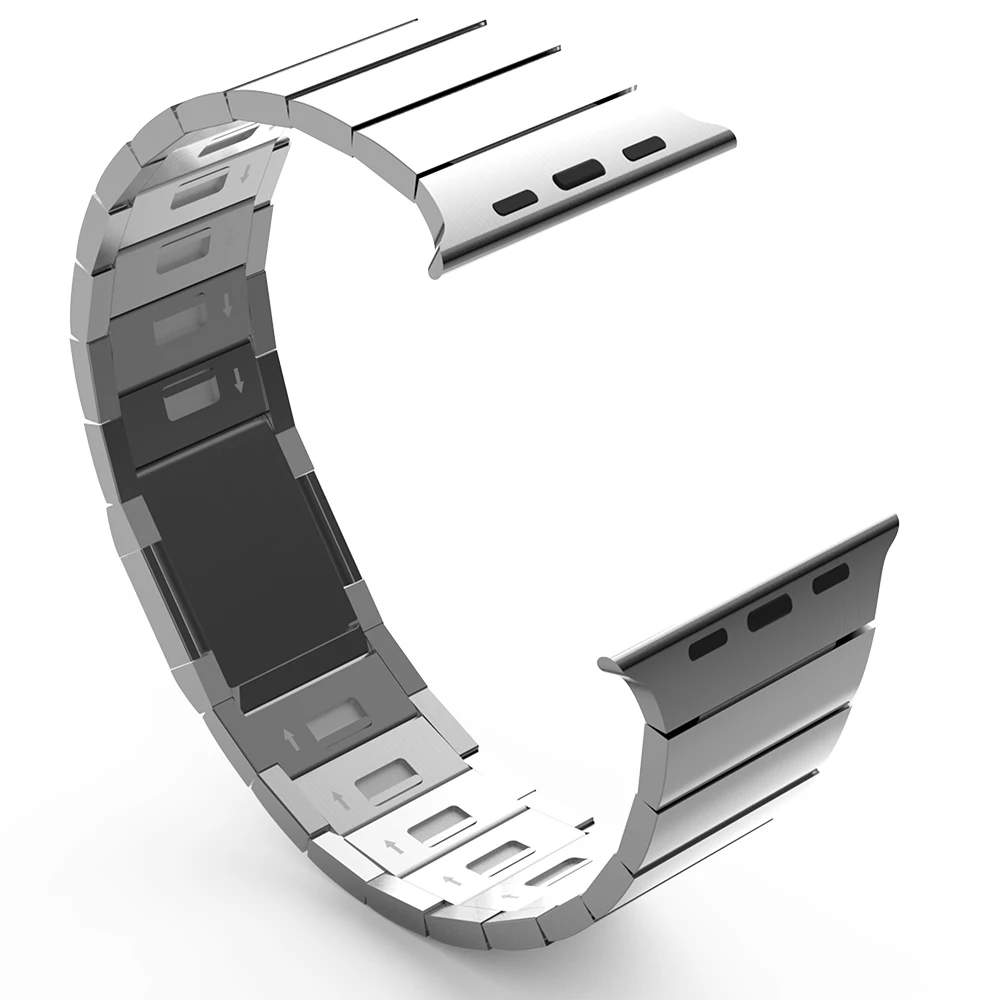 Stainless Steel Magnetic Butterfly Link Bracelet Watchband for Apple Watch Ultra Series 8 7 6 SE 5 49mm 45mm 44mm