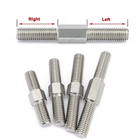 metric m12 left and right thread double end thread rod 304 stainless steel stud bolts rod tooth stick dual head threaded bar