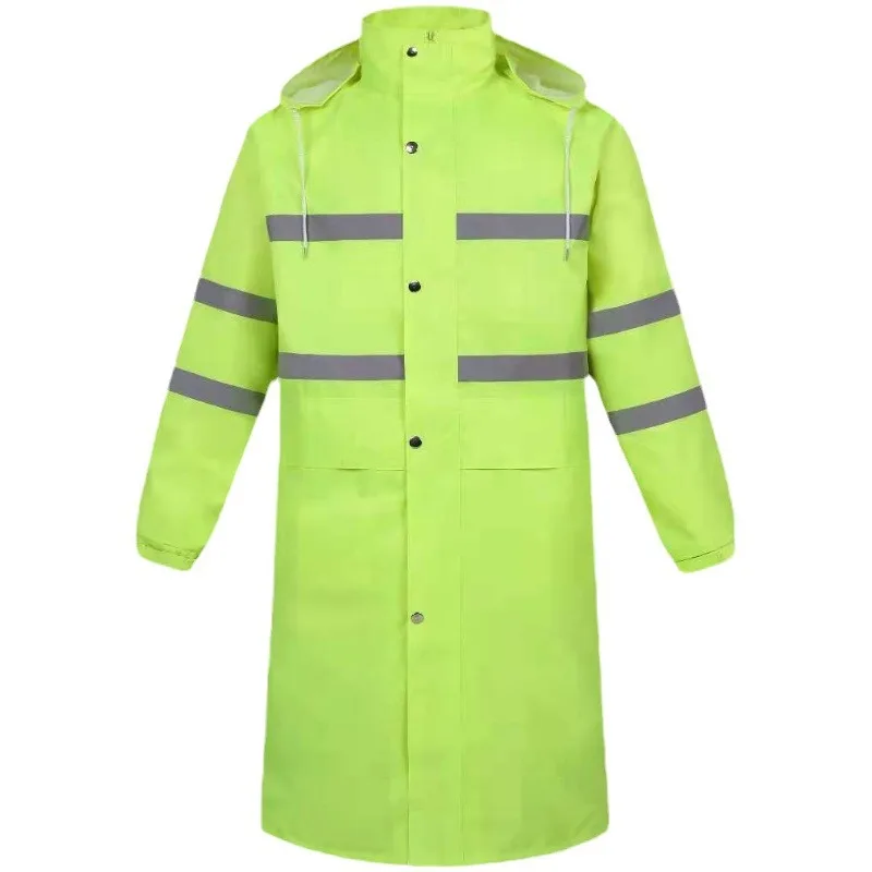 Модный Цельный Дождевик для взрослых водонепроницаемый светоотражающий