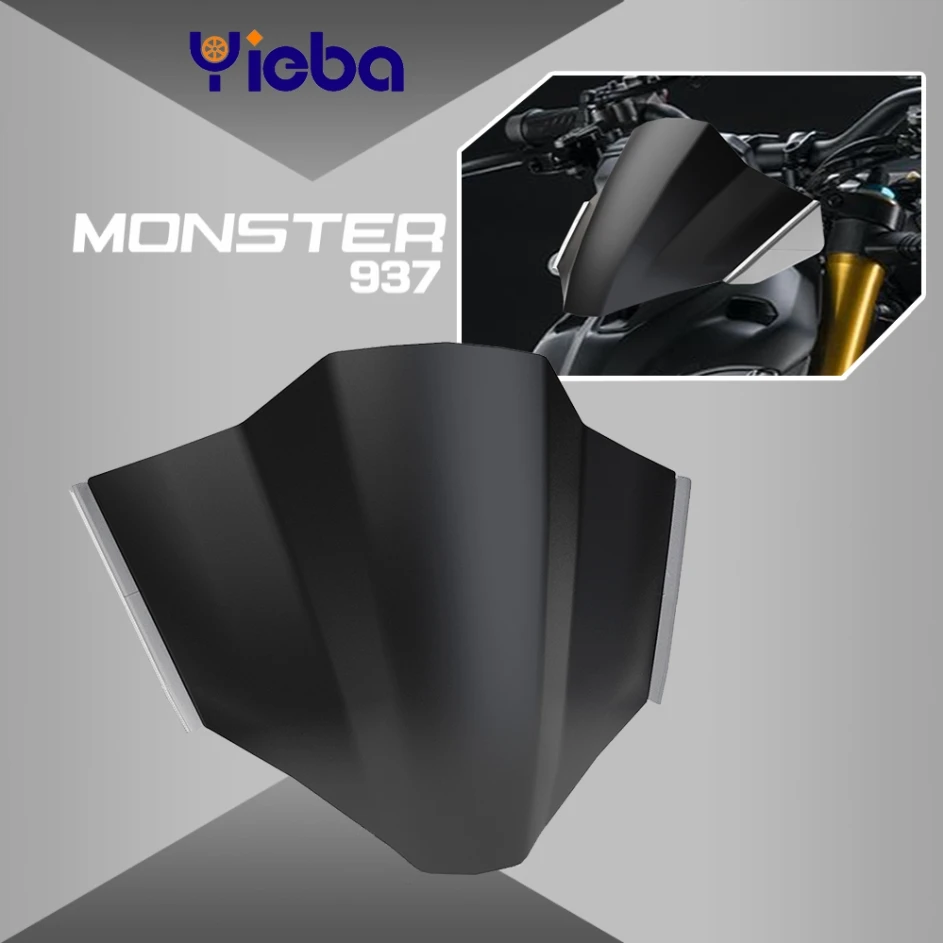 

2023 2022 2021 FOR Ducati Monster 937 Motorcycle Accesories MONSTER 937 21-23 Windshield Screen Visor Windscreen Protector Cover