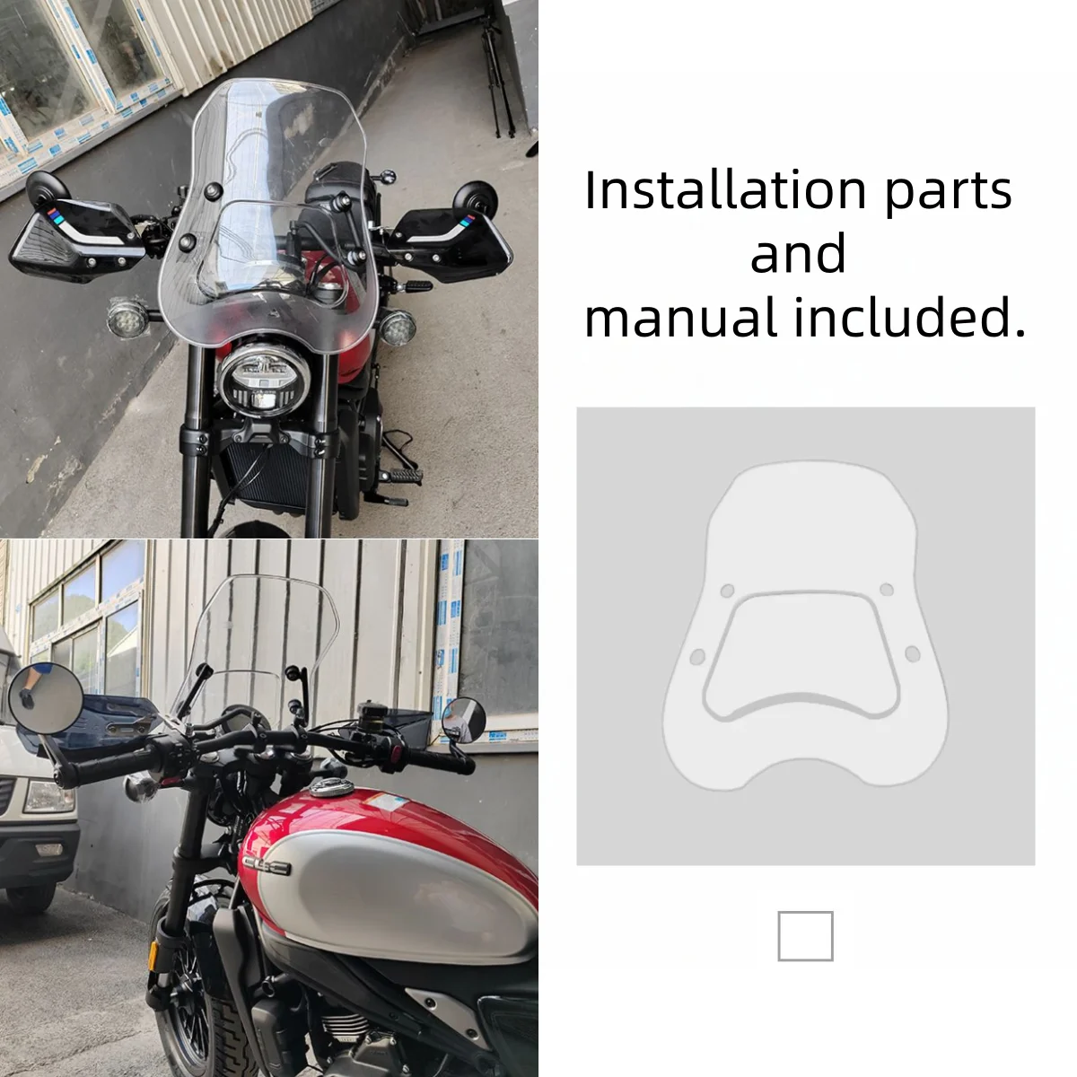 

Лобовое стекло, защита от ветра для CFMOTO clc450 450clc 450 clc cl-c 450cl-c cf moto детали для мотоциклов, аксессуары для мотоциклов