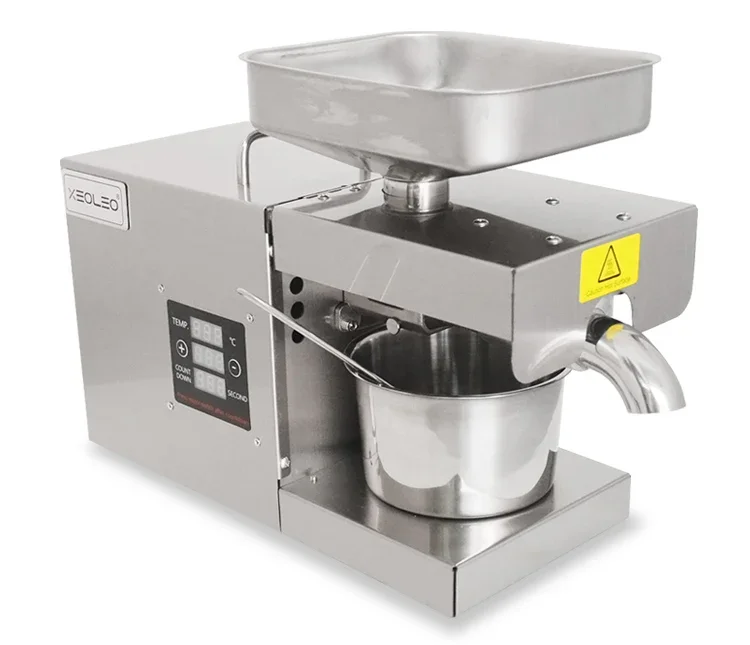 Пресс для масла 700 Вт Машина прессования арахиса/льняного семени/крапси домашней