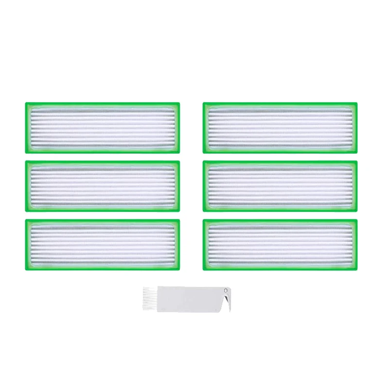 

6 Pack Replacement HEPA Filters For Vorwerk Kobold VR200 Vacuum Cleaner Filter Parts Accessories
