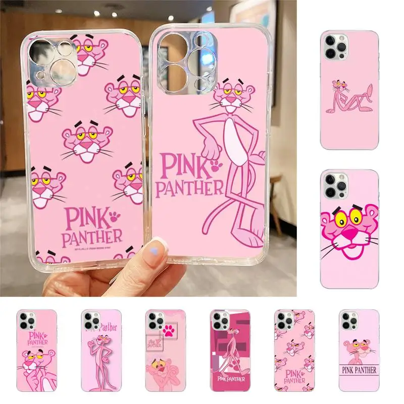 

Pink Panthers Phone Case For Iphone 7 8 Plus X Xr Xs 11 12 13 Se2020 Mini Mobile Iphones 14 Pro Max Case
