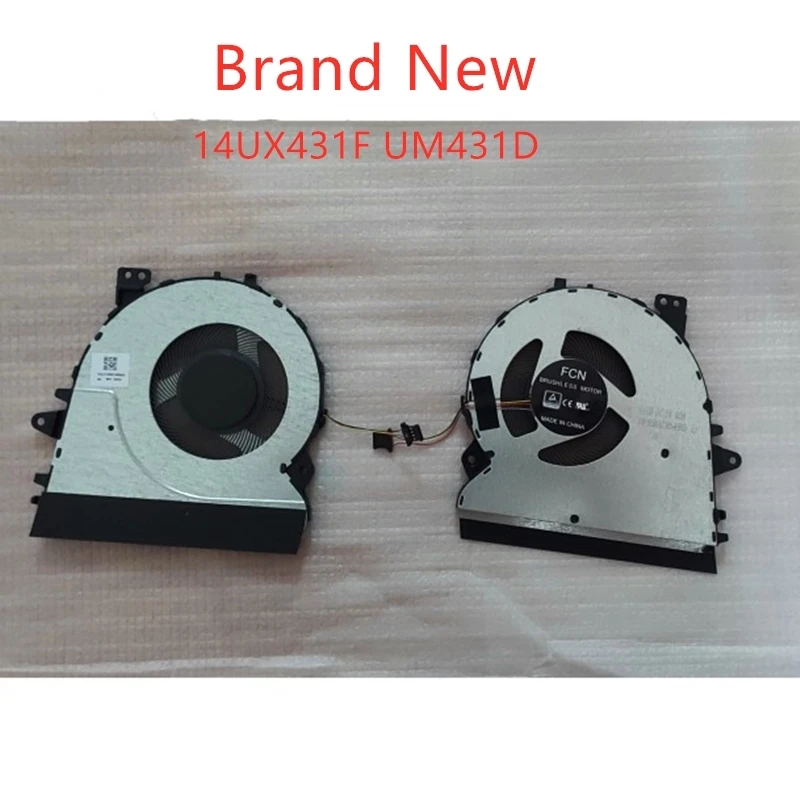 

New 5V Computer Fans CPU Cooling Fan for ASUS ZENBOOK 14 UX431F UM431D UM431DA UX431FA UX431FN UX431 UX431FL 13NB0MB0P01011 Ori