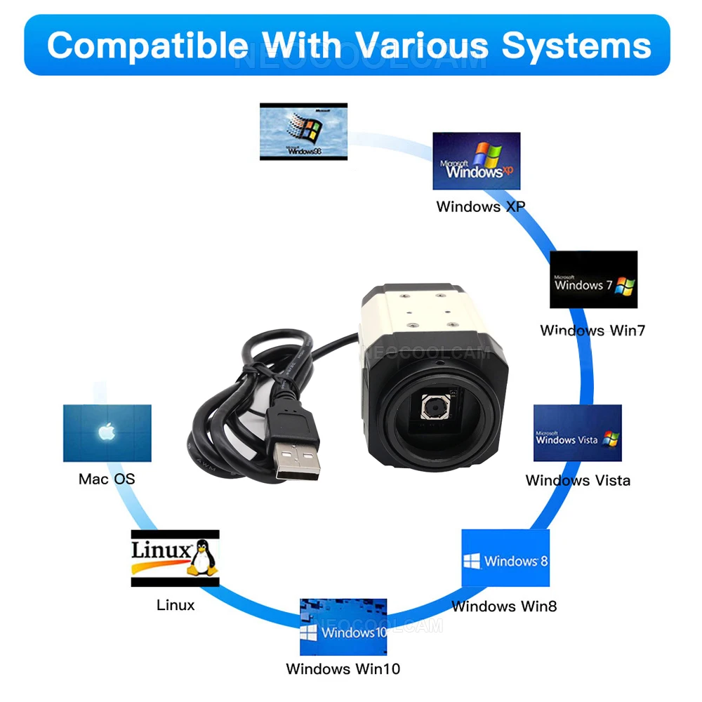 HD 8MP IMX179 USB веб-камера с автофокусом OTG UVC Мини Промышленная металлическая коробка