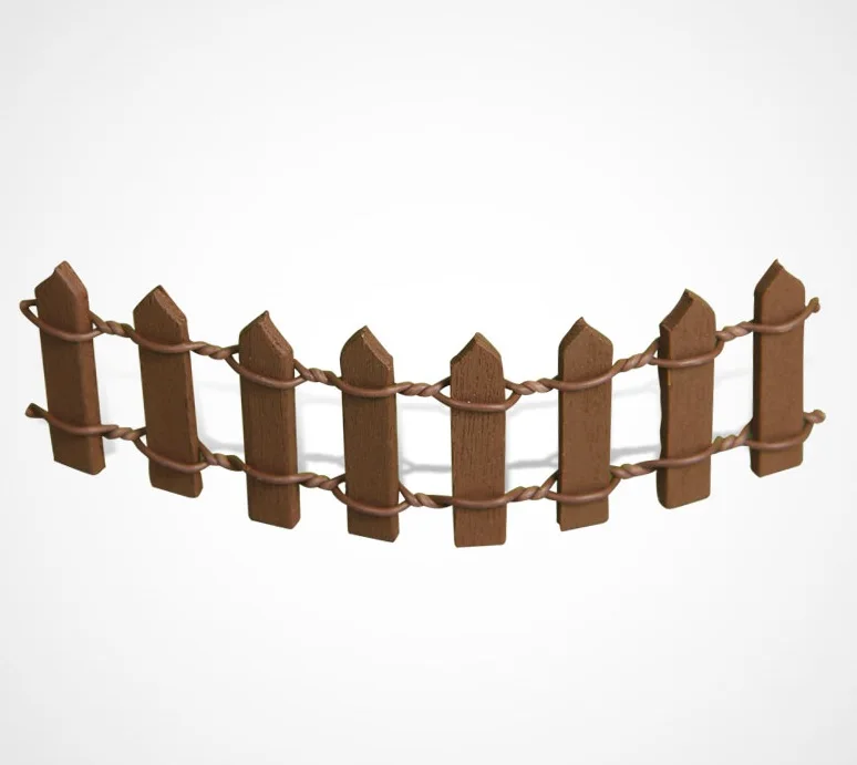 

Мини деревянный забор для сада