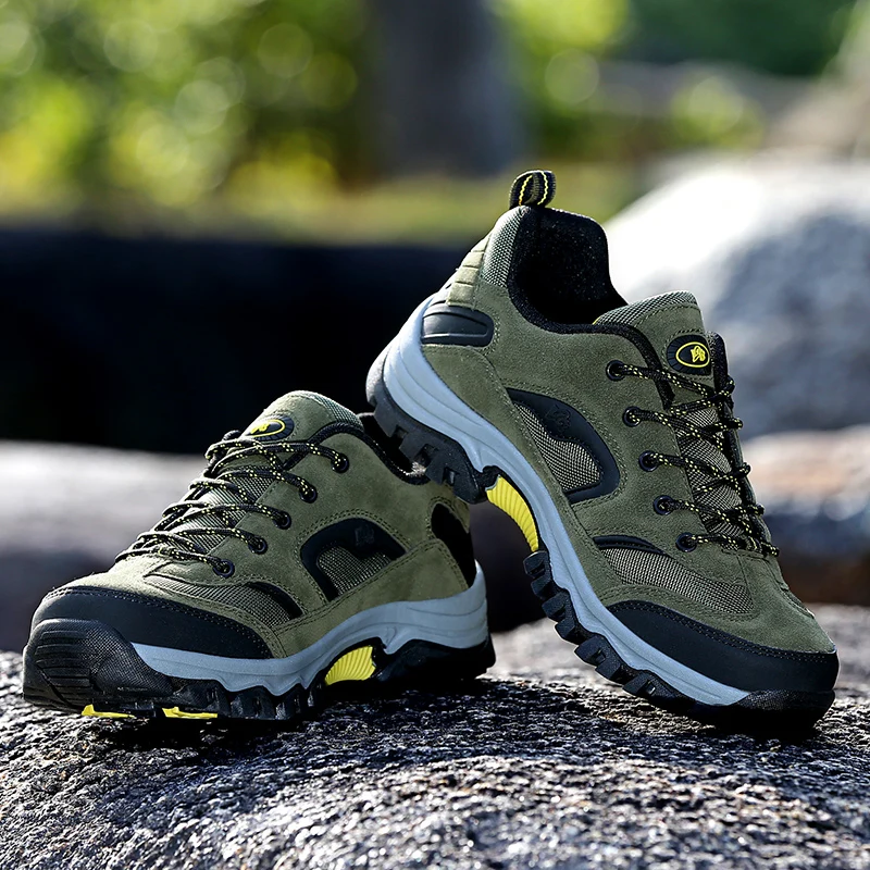 Outdoor Sneakers For Men 2022 New Waterproof Man Hiking Winter Boots Keep Warm Snow Botas Hombre Winter Boot Leather Trail Shoes