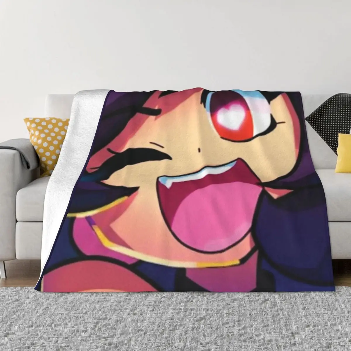 Ультрамягкие бархатные одеяла для лица с принтом