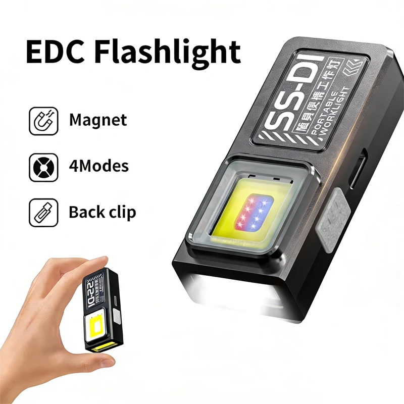 

Heinast Мини-фонарик COB LED с аварийным светом