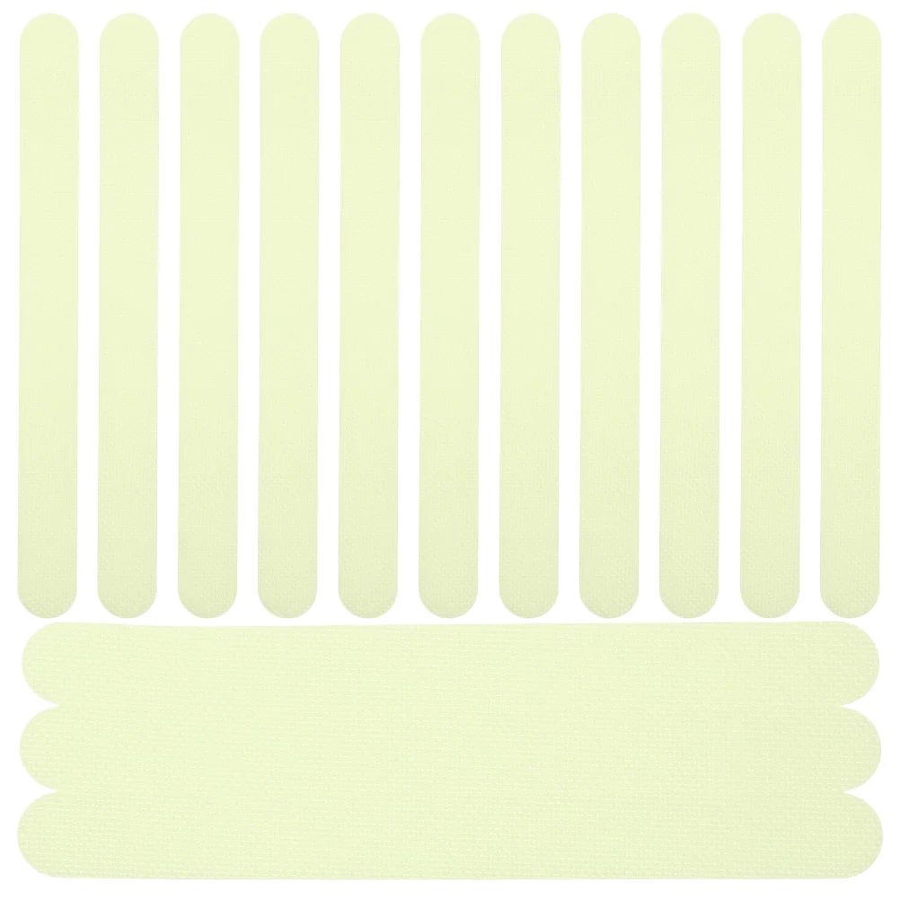 

48Pcs Anti-slip Stairs Tapes Glow in The Dark Tapes for Stairs Reflective Anti-slip Stripes Luminous Strips