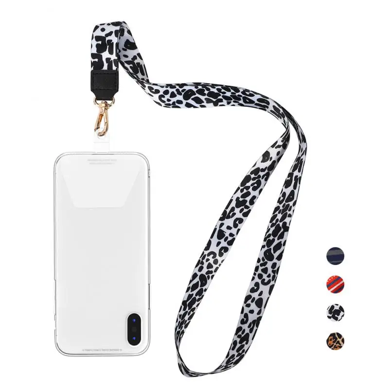 

Ultra-thin Mobile Phone Strap Hanging Piece Silver Metal Buckle Hanging Cord Strap Adjustable Phone Lanyard Gift For Cell Phone