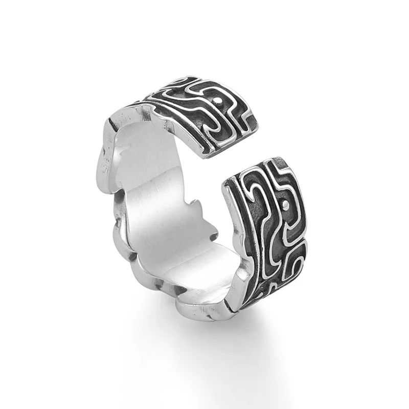 Уникальные Изысканные Классические Стильные глютеновые мужские кольца в виде