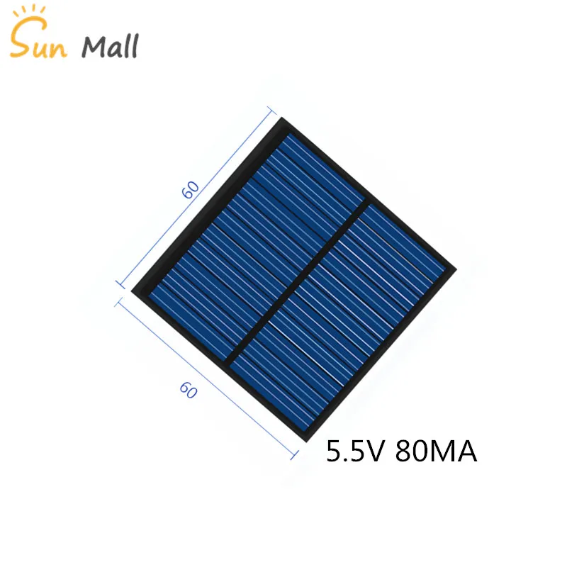 

Солнечная панель Heltec Automation Solar Panel 5.5V 80MA
