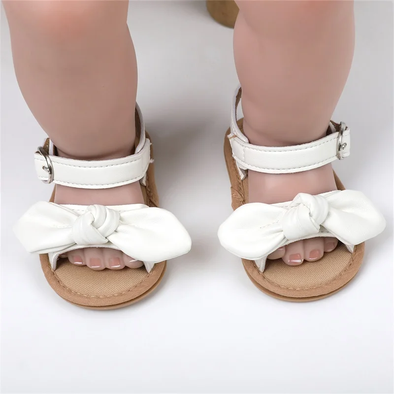 

Mododer Infant Baby Girls Sandal Flexible Sticky Non-Slip Bowknot Sandals Summer Casual Flat Shoes Beach Sandal Shoes
