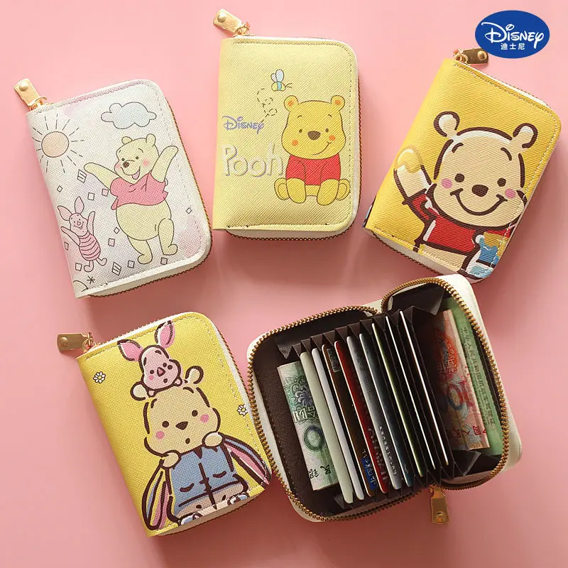 

Disney Cute Pooh Wallet Cartoon Wallet Large Capacity Multi-card Wallet for Men Wallet for Women Ladies Wallet Wallet for Women