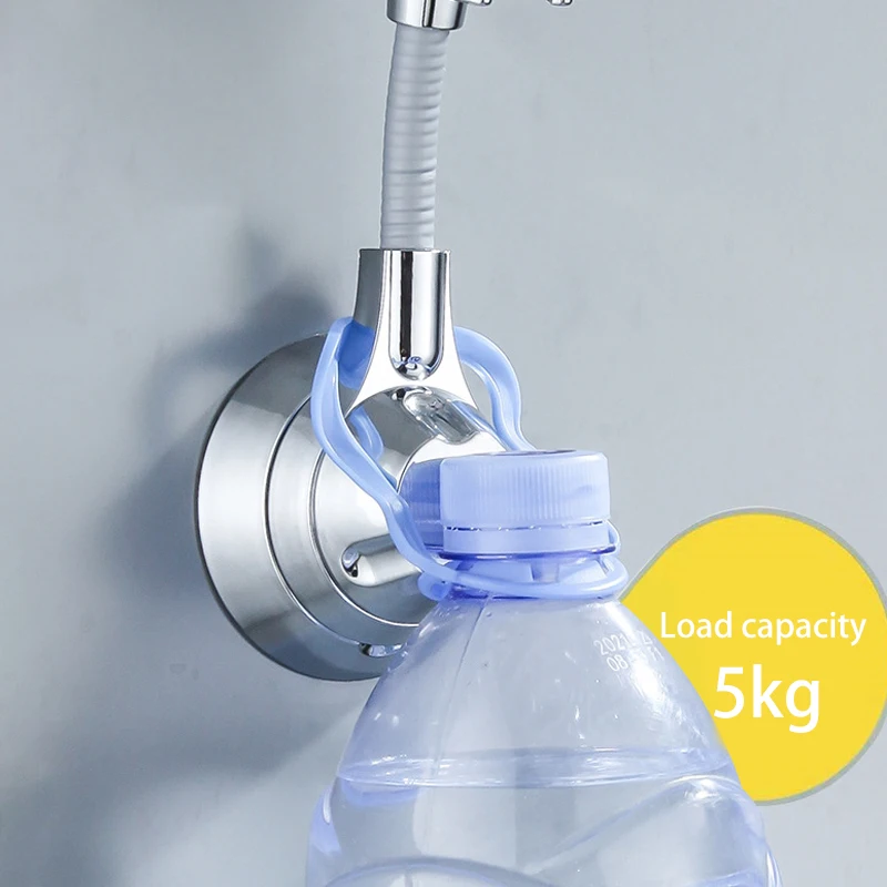 Держатель для душевой лейки без перфорации регулируемая присоска аксессуары