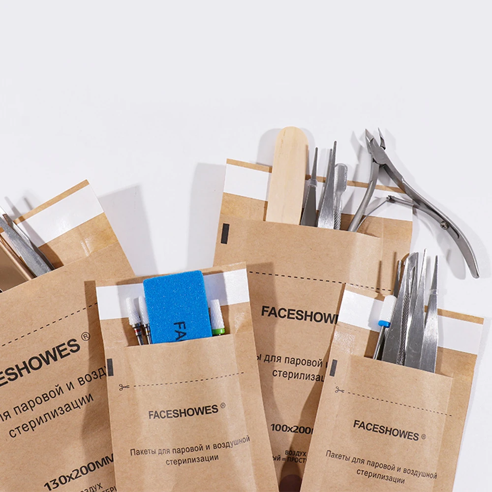 20 шт. одноразовые мешки для дезинфекции ногтей