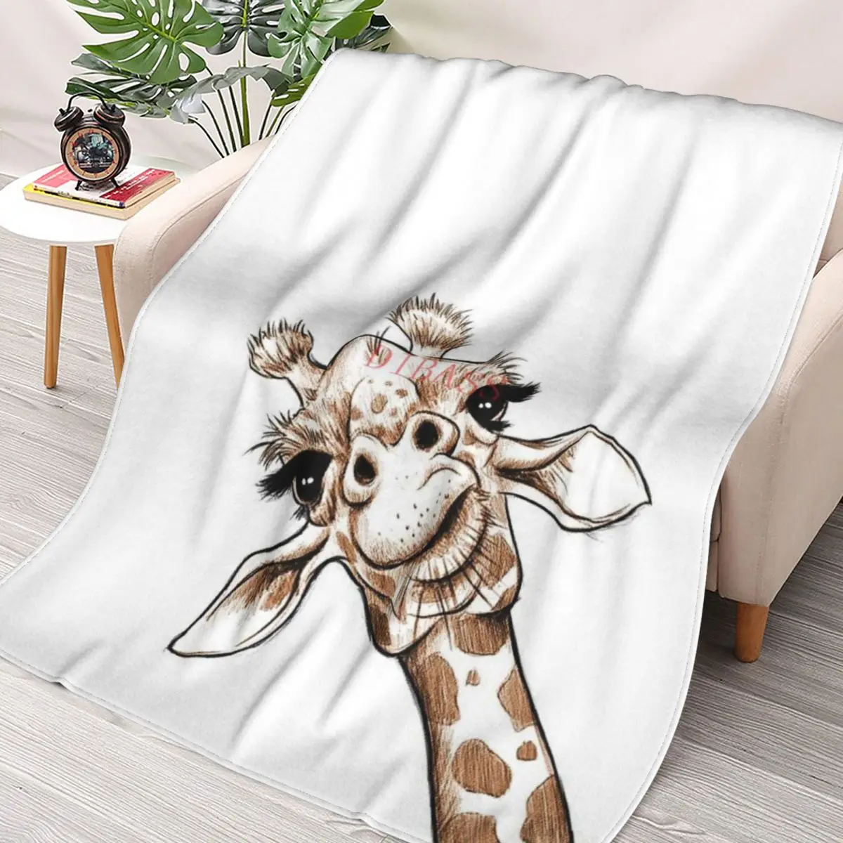 

Фланелевое Одеяло с 3D рисунком жирафа