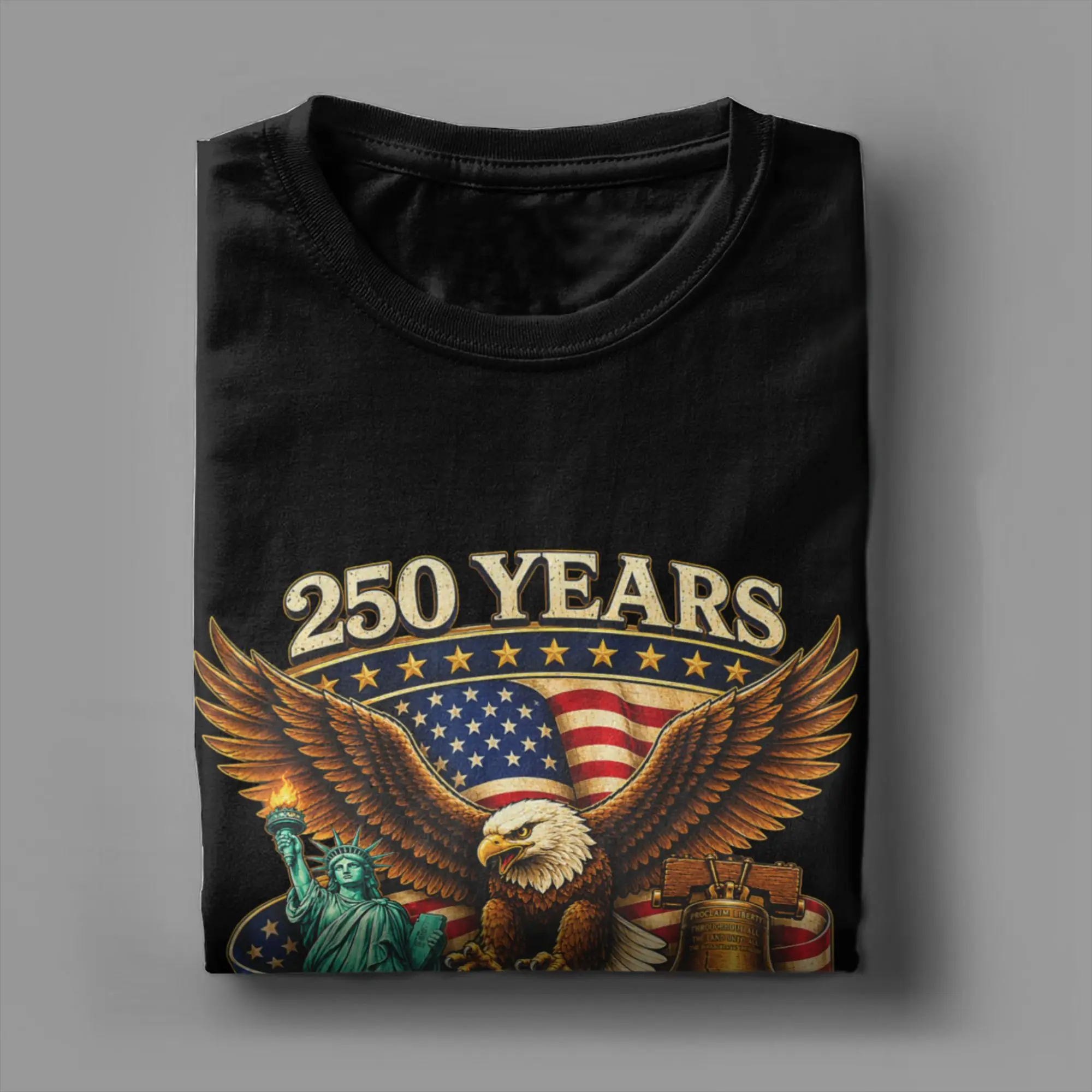 Фото Футболка к 250-летию США, патриотическая, на 4 июля, пляжная, хлопковая, мужская, модная, повседневная, в стиле Y2K №4
