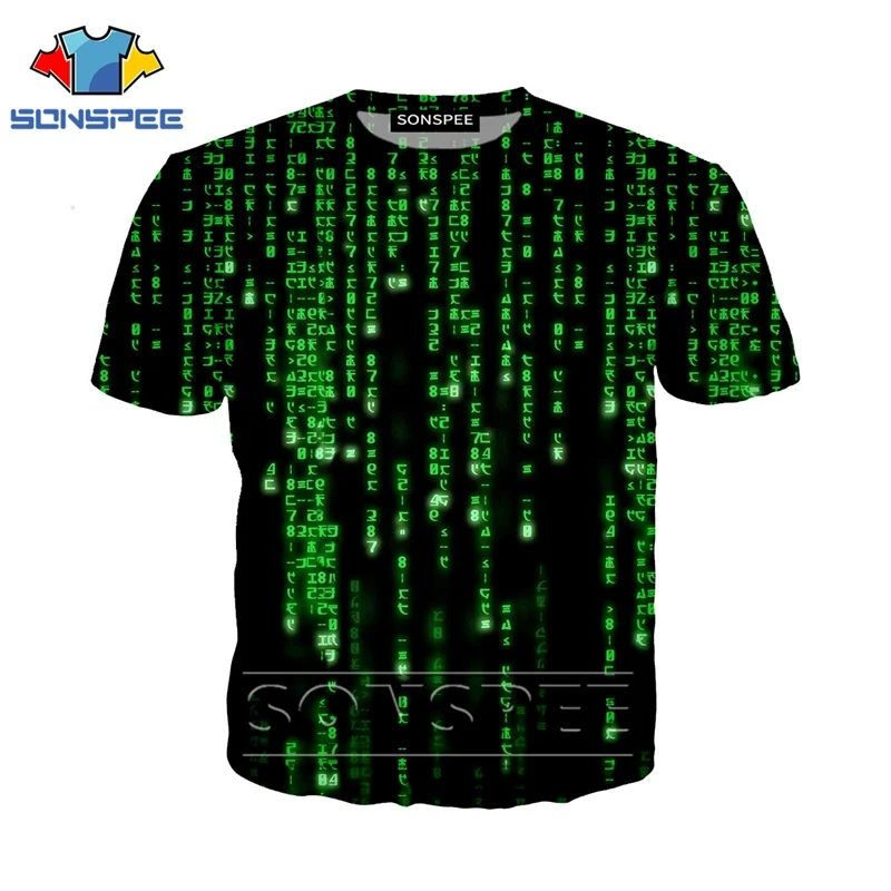 

Anime 3D Print T Shirts Movie Men Women The Matrix Fashion T-shirts Rock Harajuku Tees Funny Men Clothing Streetwear Oversized