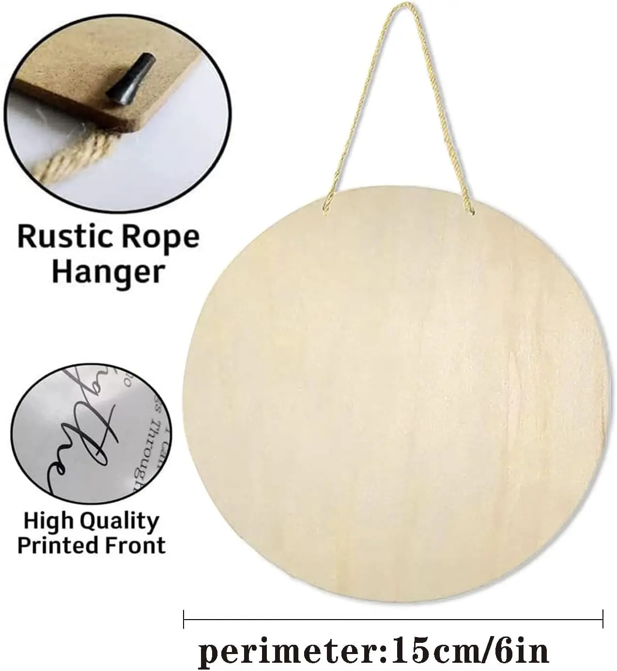 Круглая металлическая жестяная вывеска настенный декор деревянный венок для