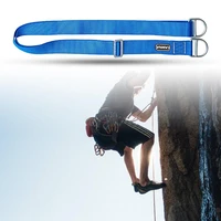 climbing rope reliable blue wear resistant climbing rappelling flat belt climbing supplies climbing belt climbing strap