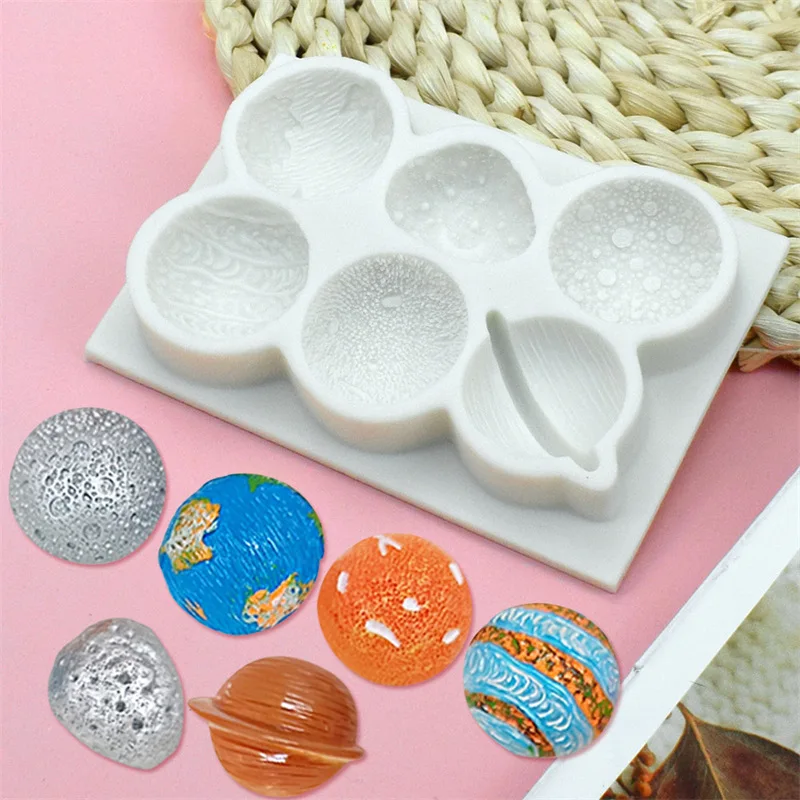 Силиконовая форма Fine Art Universe Planet DIYPlanet Meteorite шоколадный торт для украшения резинки