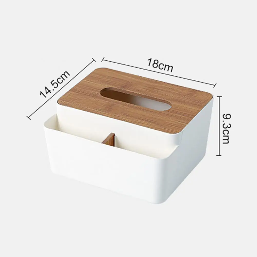 

for Home with Lid Grid Design Paper Box Tissue Box PP Desktop for Home