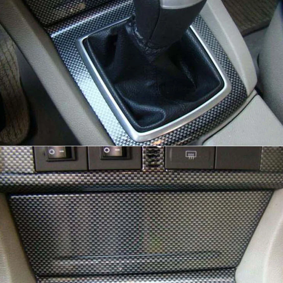 Высококачественная желтая 2D карбоновая виниловая черная глянцевая квадратная