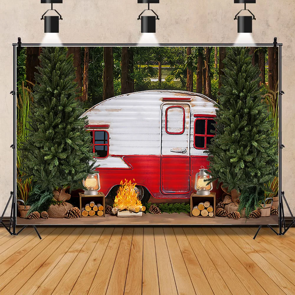 ZHISUXI Рождественская елка окно венок фотография фон деревянные двери Снеговик