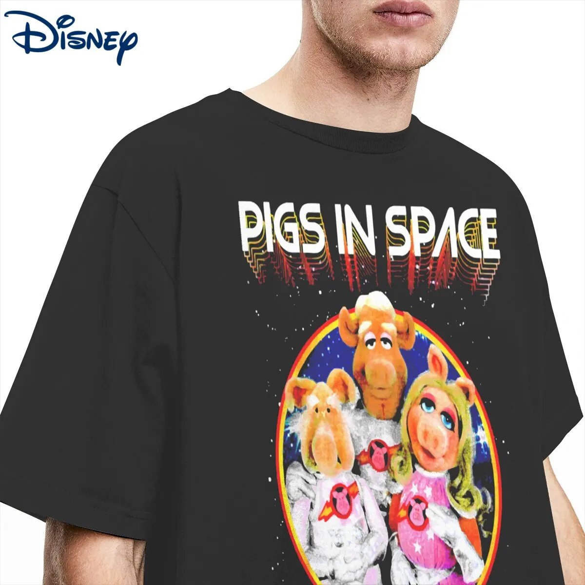 Disney The Hidden Mystery Behind Muppet Show мужские футболки из чистого хлопка с круглым вырезом