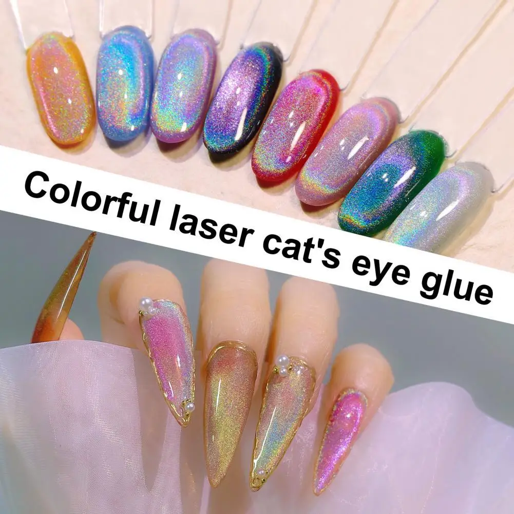 

Magnetic Gel Nail Polish Omnipotent Sparkling Glitter Shining Semi Permanent Varnish Soak Off Nail Art Holo Gel