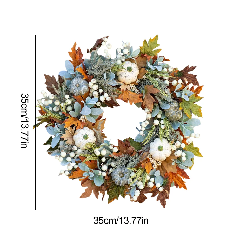 35/40 см гирлянда с тыквой и ягодами оконная подвесная имитация растения венок из