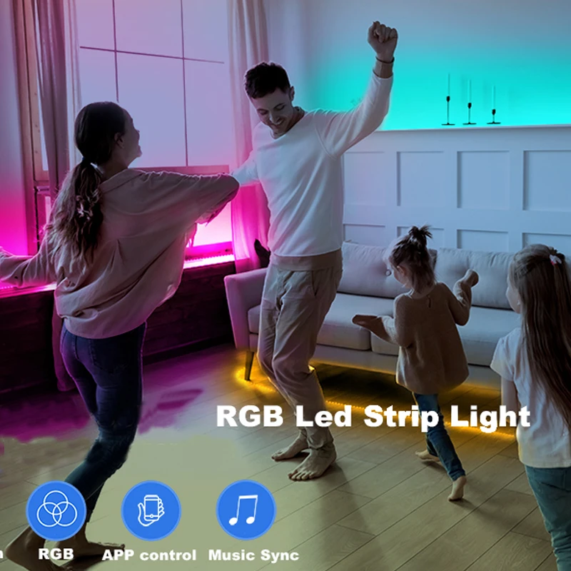 светодиодная лента для кухни 5050 RGB Светодиодные ленты шторы спальни 12V декор