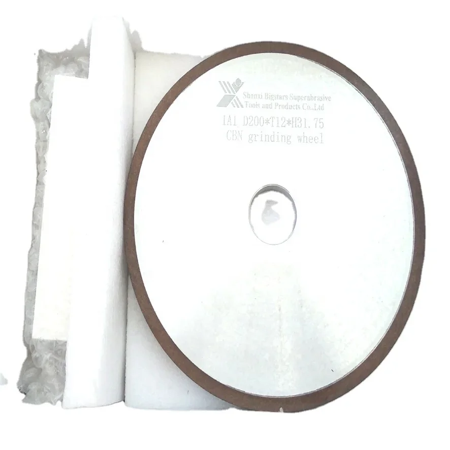 Плоский долгий срок службы borazon CBN шлифовальный круг для режущих инструментов из