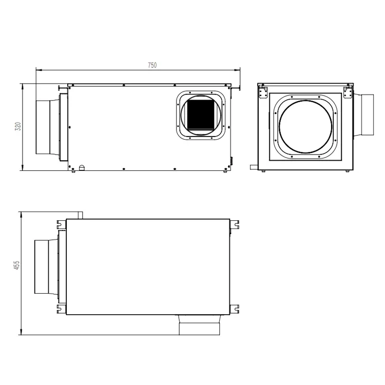 TOJJE DJDD-503E Потолочный осушитель 50L/D экологически чистый с компрессором 220 В