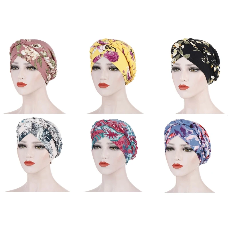 

Мусульманский тюрбан с принтом, головной убор, хиджаб, хиджаб, головной убор для всей семьи