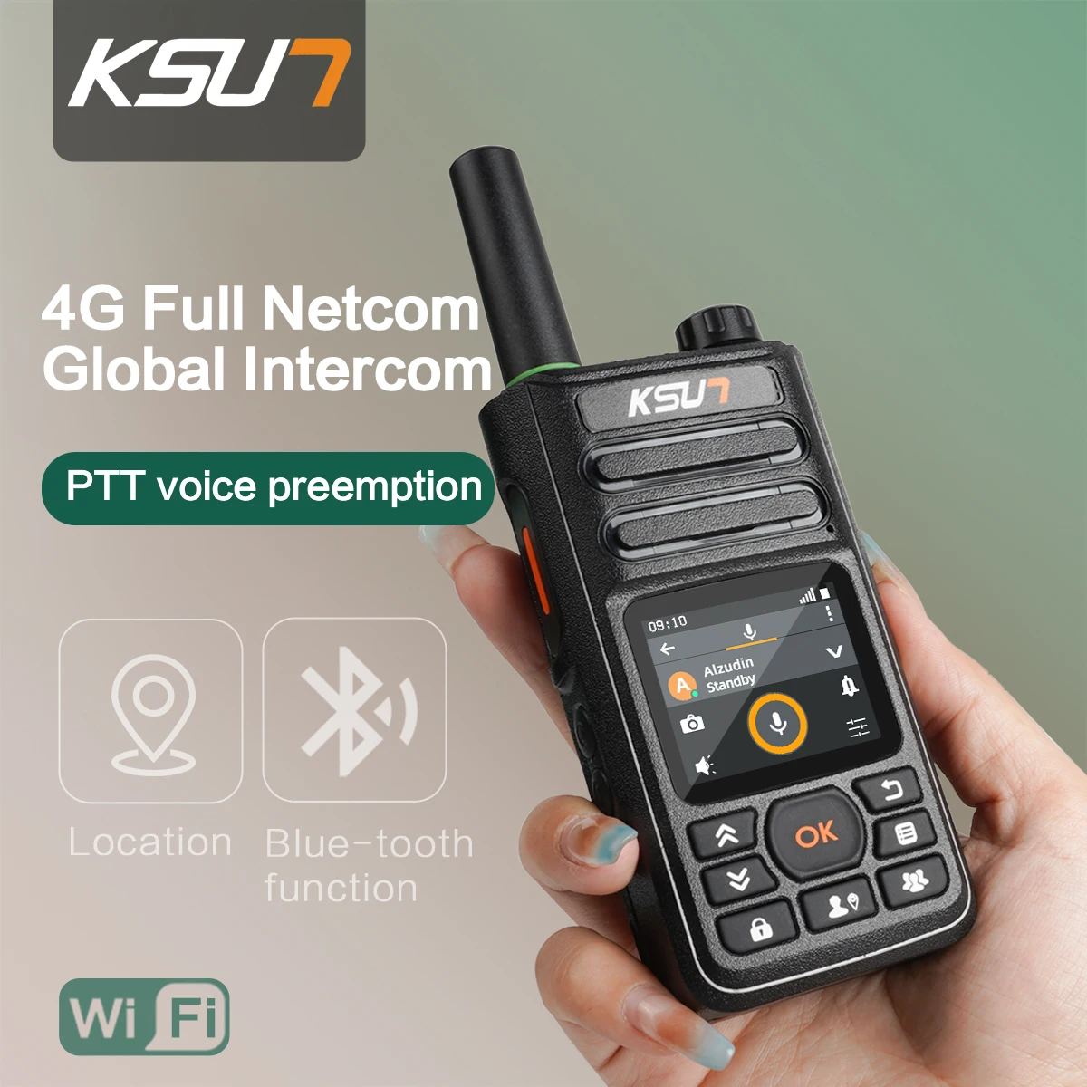 Портативная рация KSW-ZL18 4G с поддержкой Zello