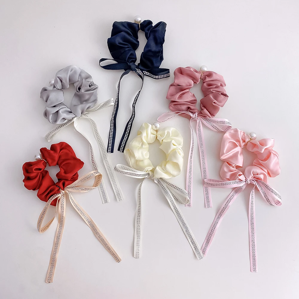 

Yanwenx Newest Streamer Hair Tie Hair Ribbon Soft And Comfortable Hair Bands Elastic Hair Ring Wholesale For Woman