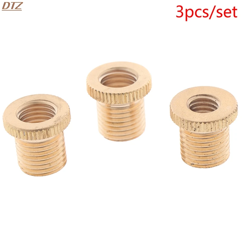 

Gear Head Connector Moer Auto Pookknop Schroefdraad Adapter Moer Insert Kit Hoge Kwaliteit Gloednieuwe 3 Stuks/set