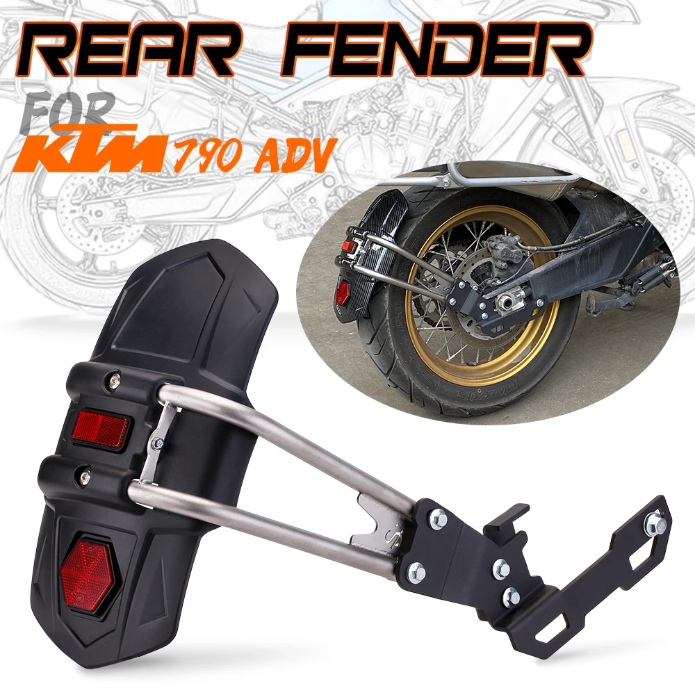 

Motorcycle Rear Mudguard CNC Aluminium Moto Rear Fender Motorbike Carbon Fiber Printed Plastic Mudguard For HONDA YAMAHA SUSUKI