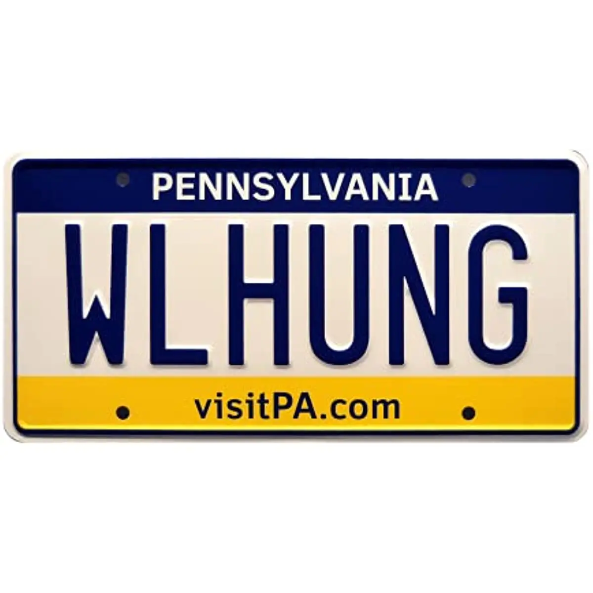 

The Office Metal Stamped License Plate