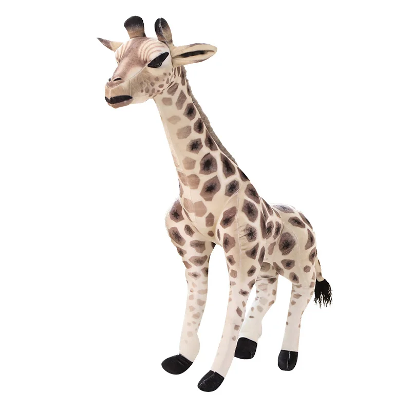 

Hot Cartoon Giraffes Plush Toy Imitation Deer Plush Dolls Stuffed Soft Simulation Toy Kawaii Children Room Decoration Gifts