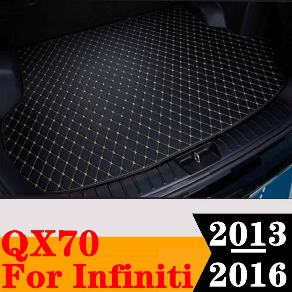 

Sinjayer, автомобильная дневная подкладка для багажника любой погоды, коврик для багажа, плоский боковой подкладка для груза, чехол подходит для Infiniti QX70 2013-2016