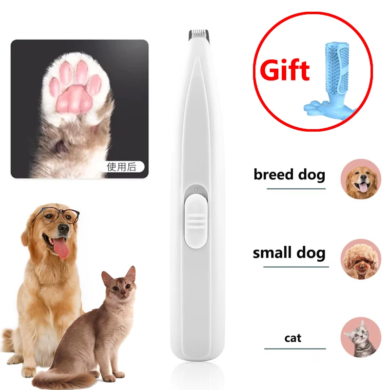 

Pet Nail Hair Trimmer Grinder Cat Dog Grooming Tool Electrical Shearing Cutter Haircut Paw ShaveDog Haircut Paw Shaver Clipper