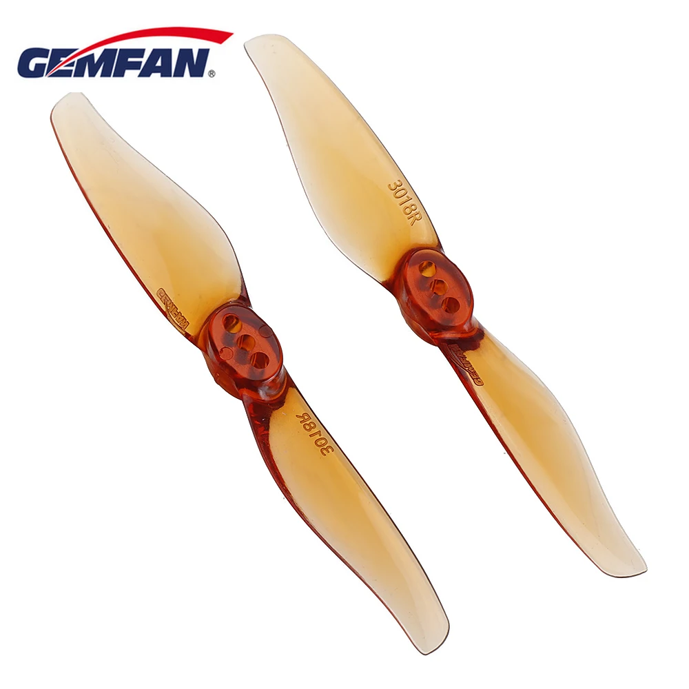 Фото 12 пар (12CW + 12CCW) Gemfan Hurricane 3018 3X1.8 2-лопастный Пропеллер для ПК 1,5 мм 2 мм для радиоуправляемых FPV Фристайл 3-дюймовых беспилотных зубочисток №3